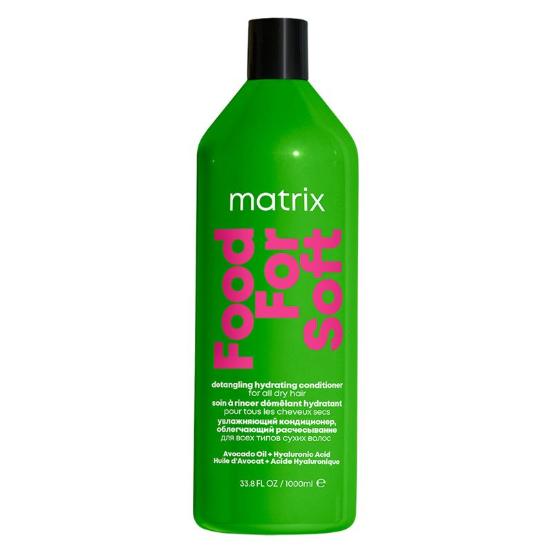 Matrix Food For Soft Moisturizing Detangling Hoitoaine Kaikille Kuiville Hiuksille 1000 ml