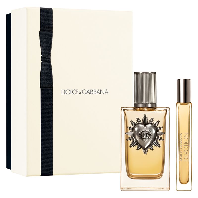 Dolce & gabbana Devotion Men's Eau De Parfum Spray 100ml + Eau De Parfum Spray 10ml Gift Set