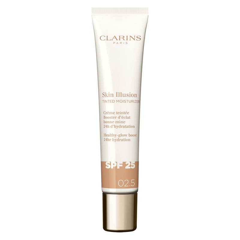 Clarins Skin Illusion Spf25 - Crema Colorata Idratante 02.5 (40 Ml)