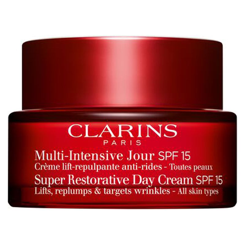 Clarins Cremă antirid multi-intensivă de zi SPF 15 - Cremă lifting-redensificatoare pentru toate tipurile de ten 50 ml