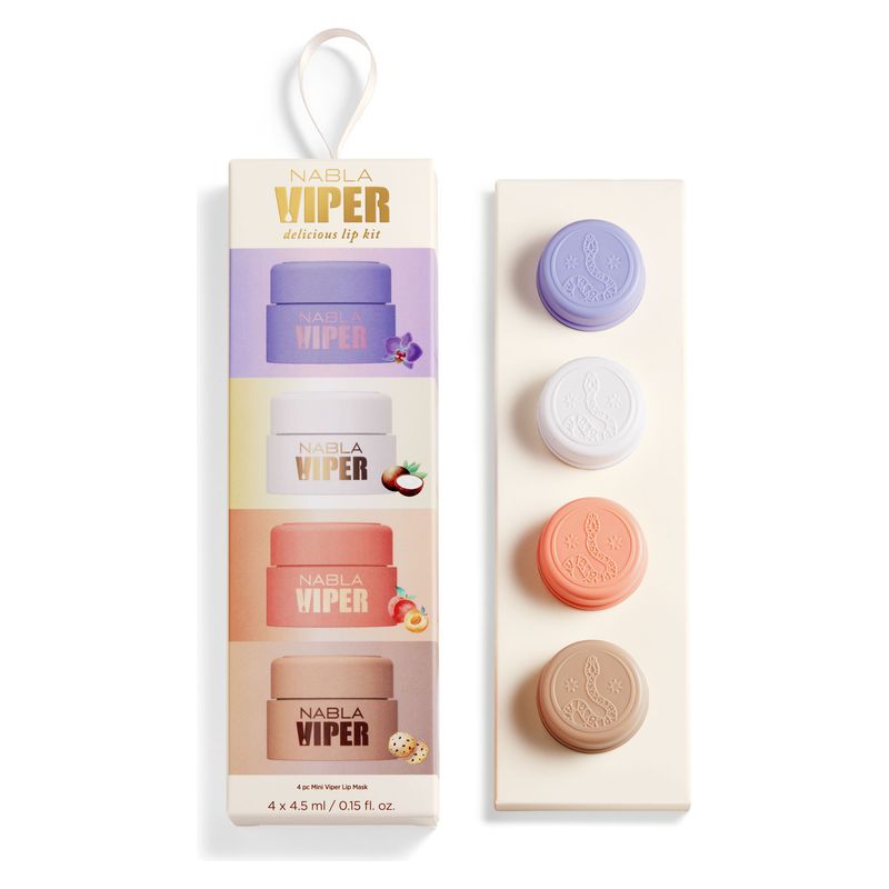 Nabla Viper Delicious Lip Kit 18 Ml (4 X 4.5 Ml) 