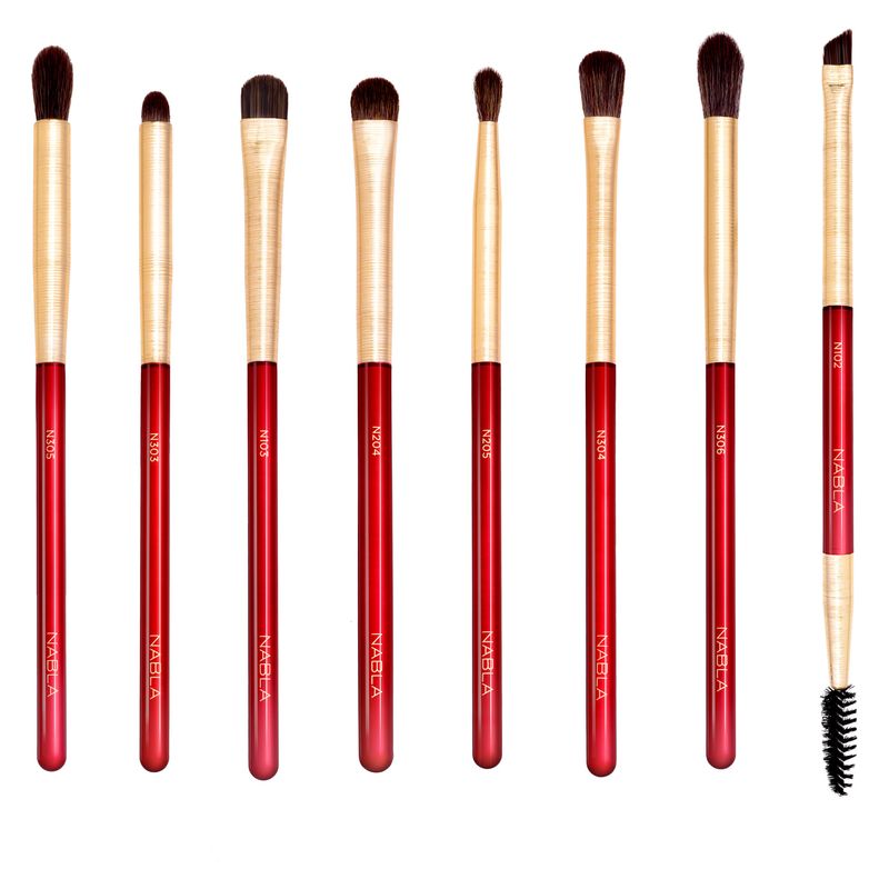 Complete set of eye brushes Nabla Ruby 