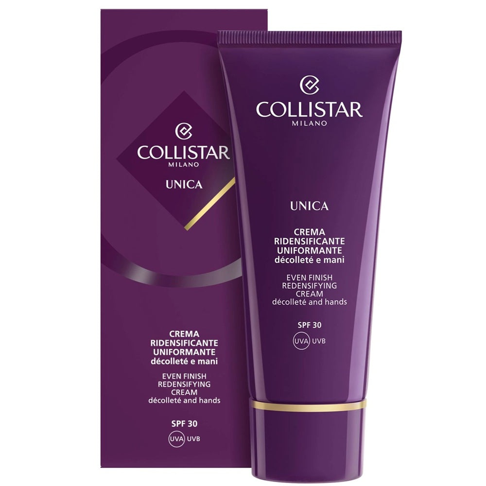 Collistar Unica Crema Ridensificante Uniformante Décolleté E Mani 75 ml