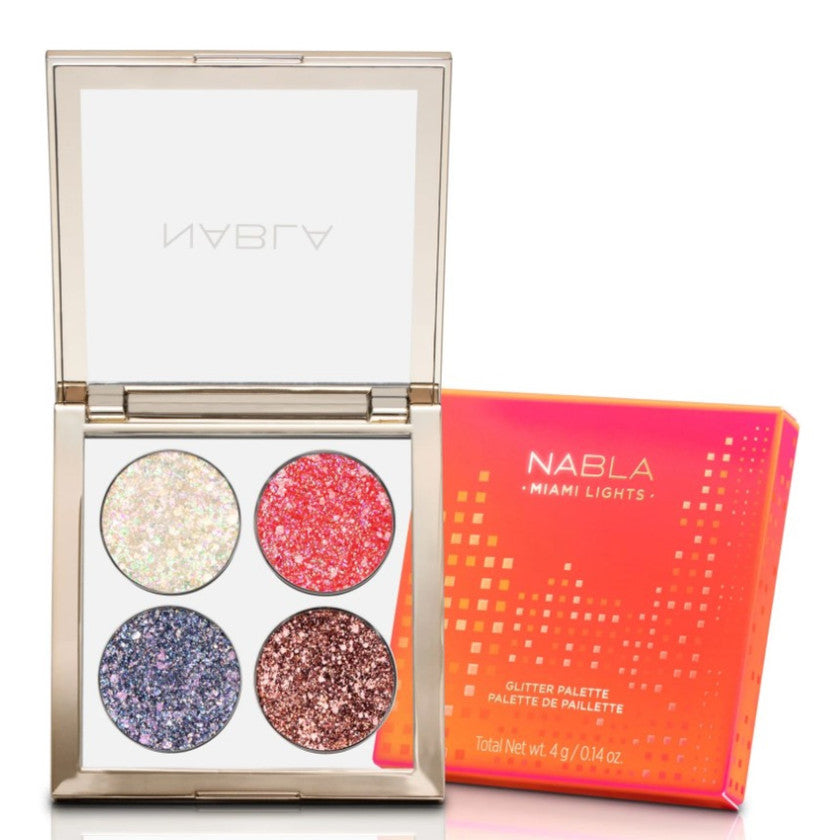 Nabla Miami Lights Glitter Palette 11 unità — Palette glitter