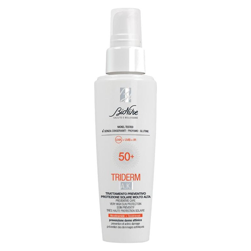 Bionike Triderm Ak Preventivní Ošetření Velmi Vysoká Ochrana Před Sluncem Spf 50+ 50 Ml 