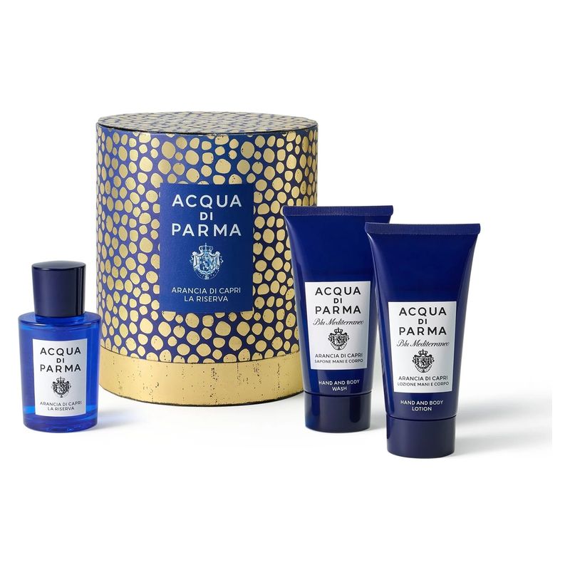 Acqua Di Parma Blu Mediterraneo Set Regalo Holiday Collection Arancia Di Capri La Riserva