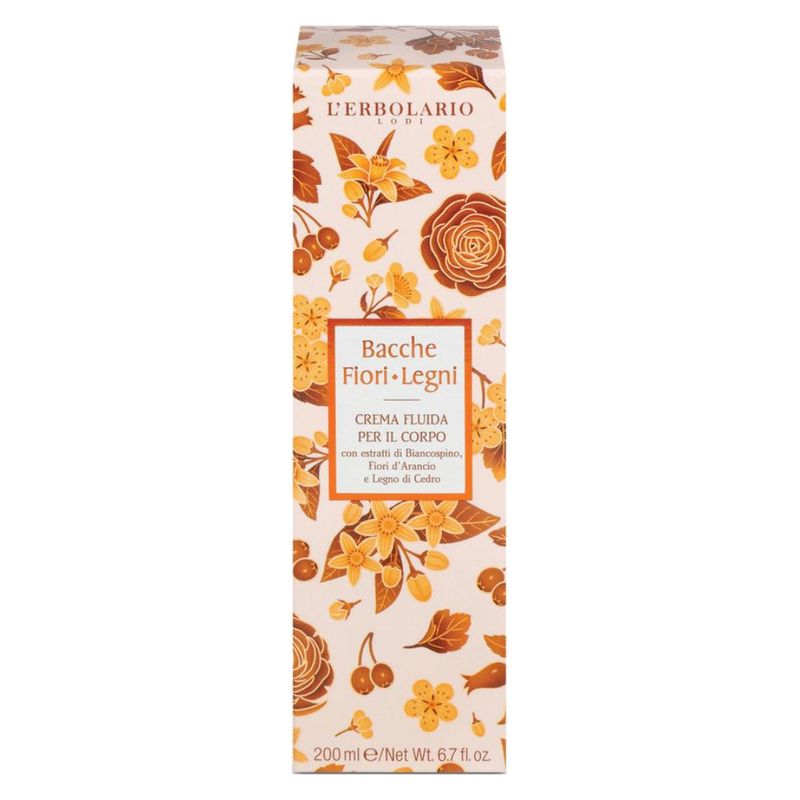 BACCHE FIORI LEGNI CREMA FLUIDA PER IL CORPO 200 ML