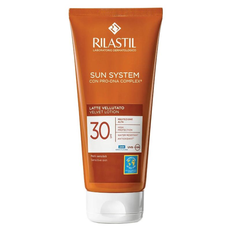 Rilastil Sun System Бархатное Молочко SPF 30 200 мл 