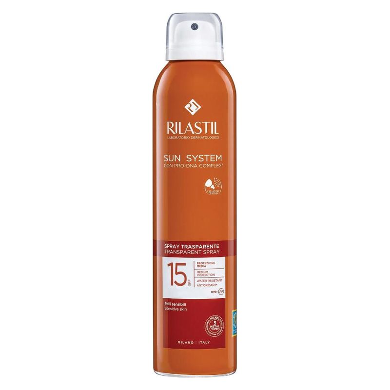 Rilastil Sun System Transparent Spray Spf 15 200 Ml 
