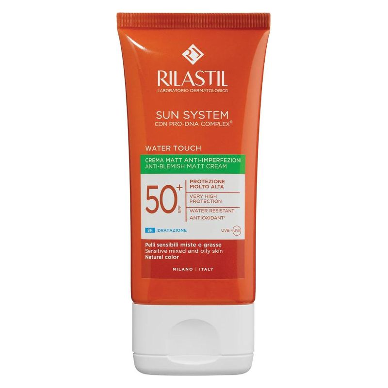 Rilastil System Water Touch Mat Crema Matt Анти-Несовершенства Spf 50+ 50 мл 
