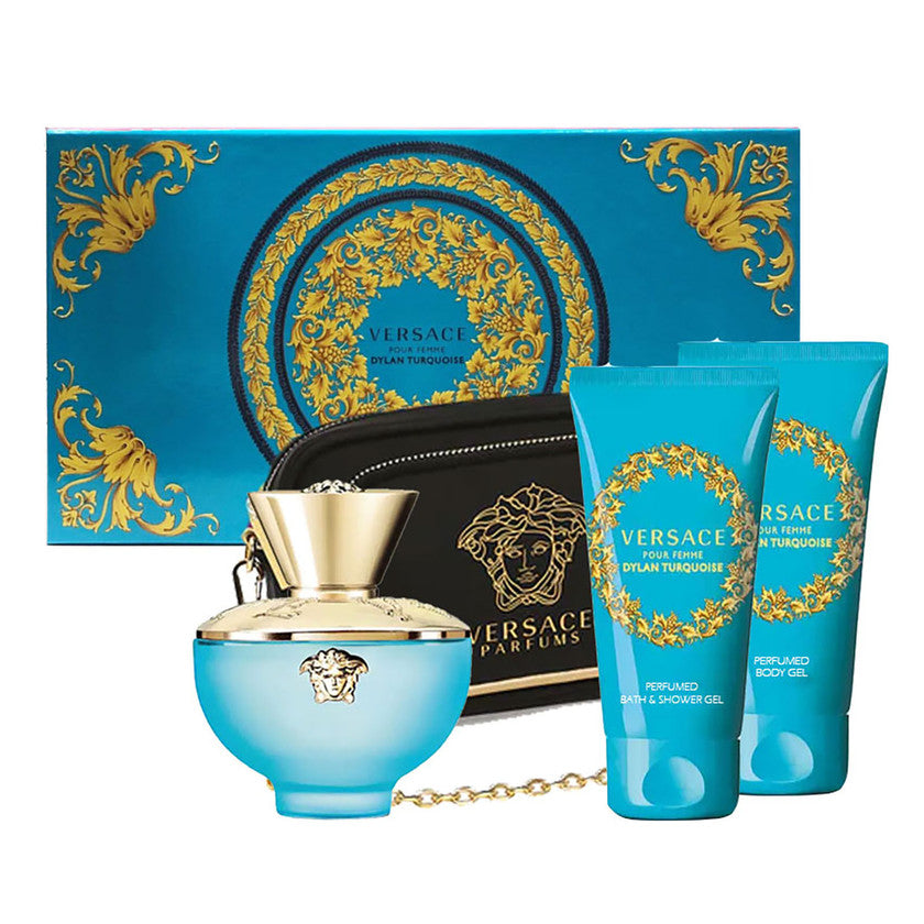 Versace Coffret Dylan Turquoise Pour Femme Edt 100ml 