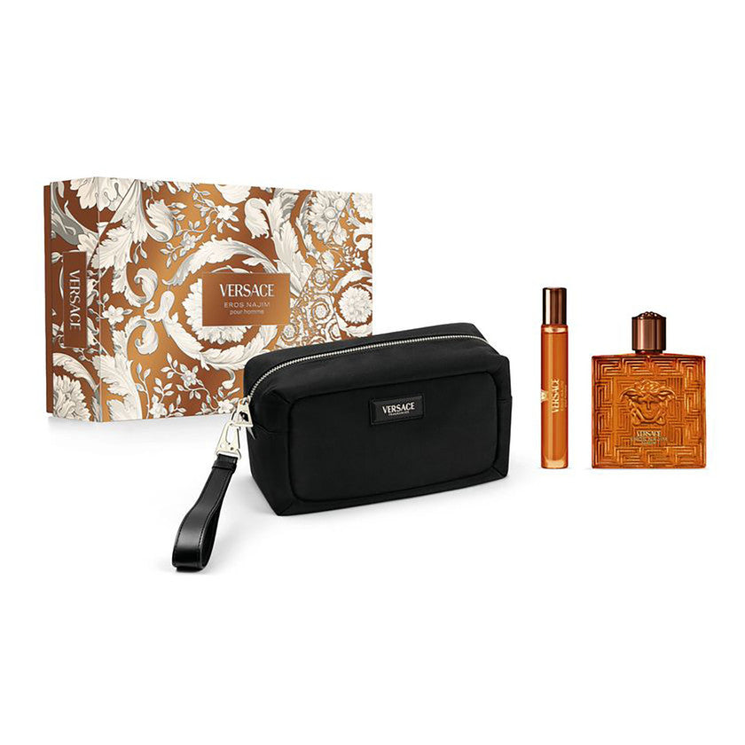 Versace Eros Najim Parfum Geschenkset 100ml met 10ml reisverstuiver en etui 