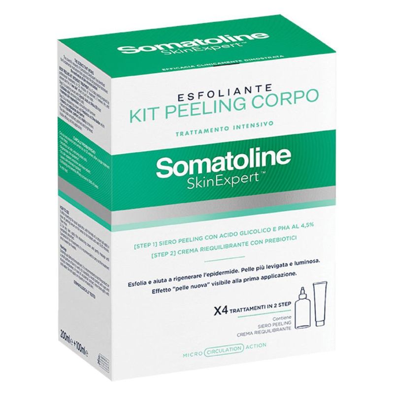 Kit peeling esfoliante corpo Somatoline Skin Expert