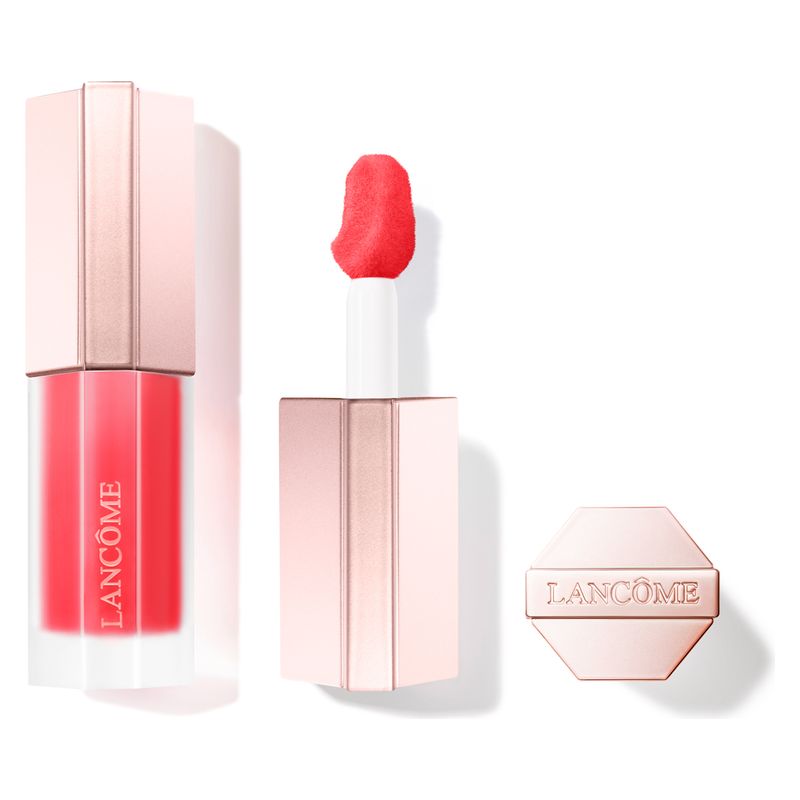 Lancôme Lip Idôle CuddleBlur™ Matte Velvet Lip Cream balsamo per labbra carnose effetto opaco colore 24 Loungy Red 8,5 m