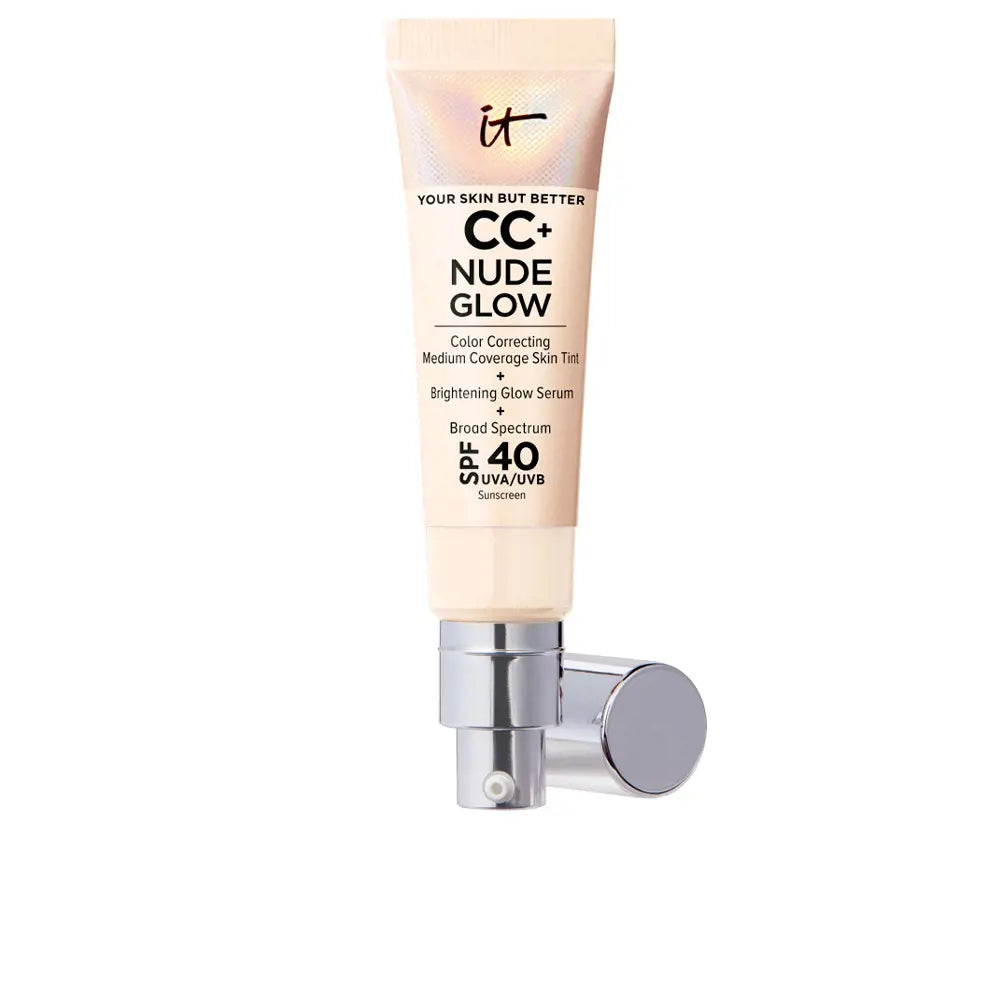 It Cosmetics Cc Nude Glow Light Foundation Glow Serum Spf40 Fair Ivory