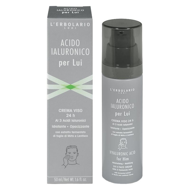ACIDO IALURONICO PER LUI CREMA VISO 24 H 50 ML