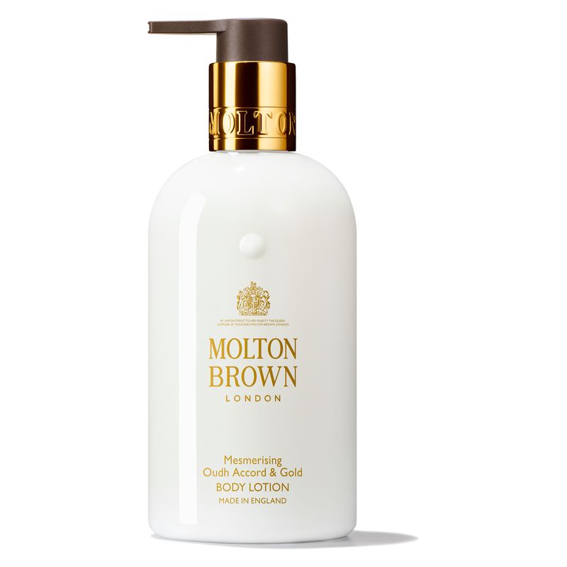 Molton Brown Oudh Accord &amp; Oro 300 ml — 바디 로션