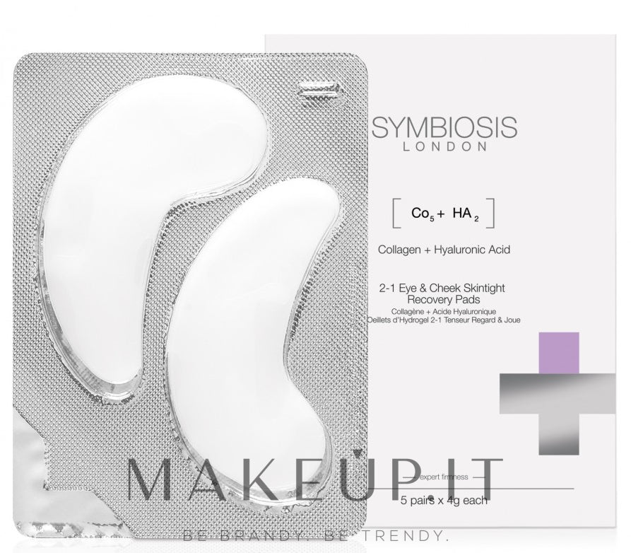 Patch contorno occhi Symbiosis London Skintight Recovery Eye Pads 5 x 4 g