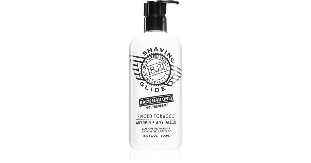 18.21 Man Made Krydret barbertobakk Glide Menn 500 ml