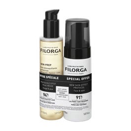 Filorga Skin-Prep olio + schiuma detergente duo 2x150 ml — Detergente viso