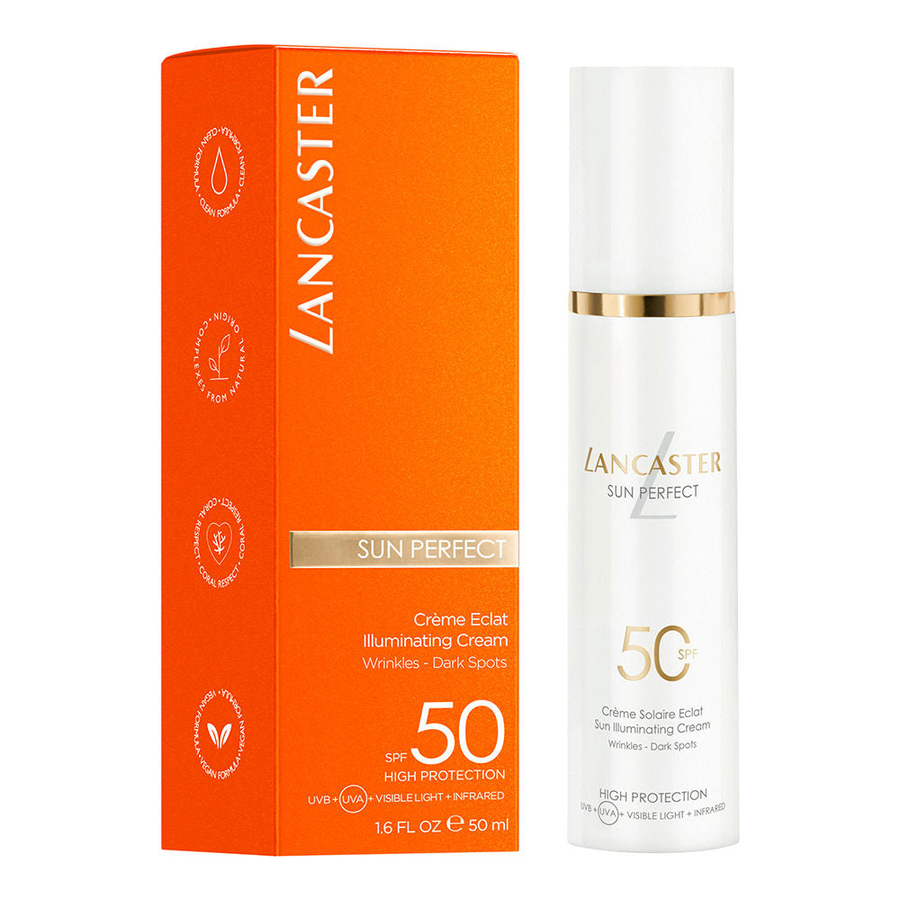 Lancaster Sole Perfetto Luminosità Infinita SPF 50 50 ml — كريم واقي شمس للوجه