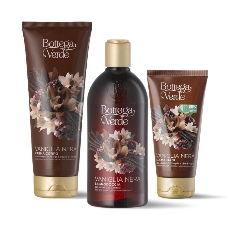Bottega Verde Vaniglia Nera Set — Set corpo