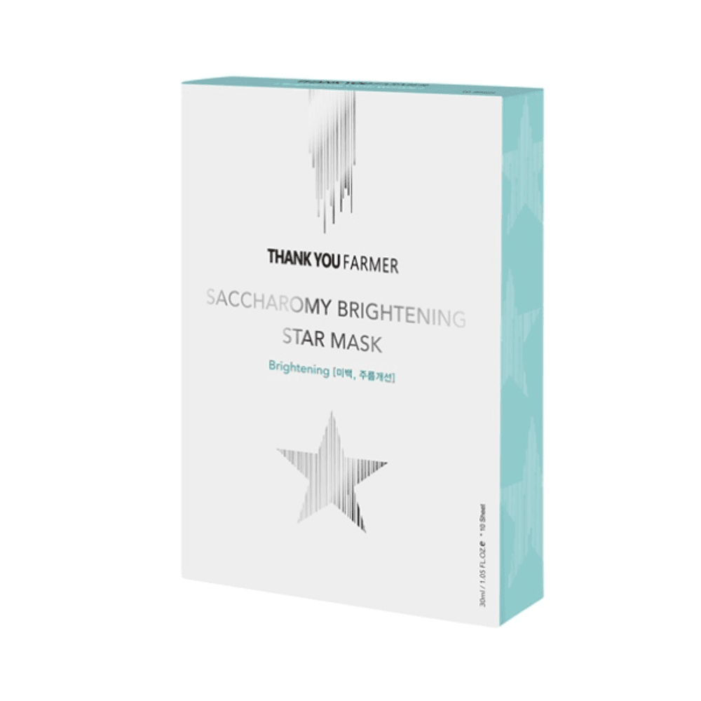 Thank You Farmer Saccharomy Brightening Star Maschera 10 x 30 ml — Maschera viso
