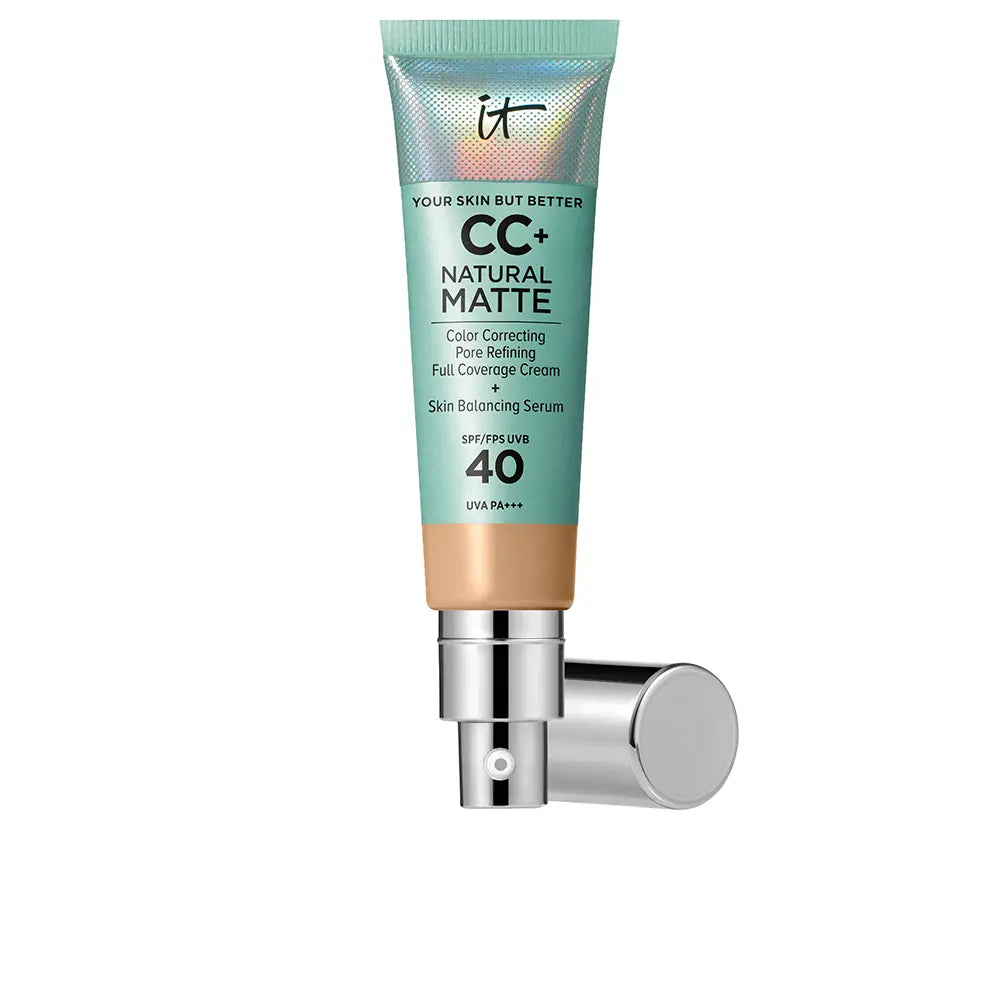 It Cosmetics Cc Natural Matte Cream Foundation Spf40 Medium Tan 32ml