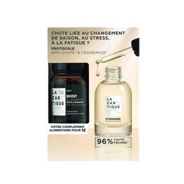 Lazartigue Stronger Cofanetto siero + boost 50 ml — Haarbehandlung