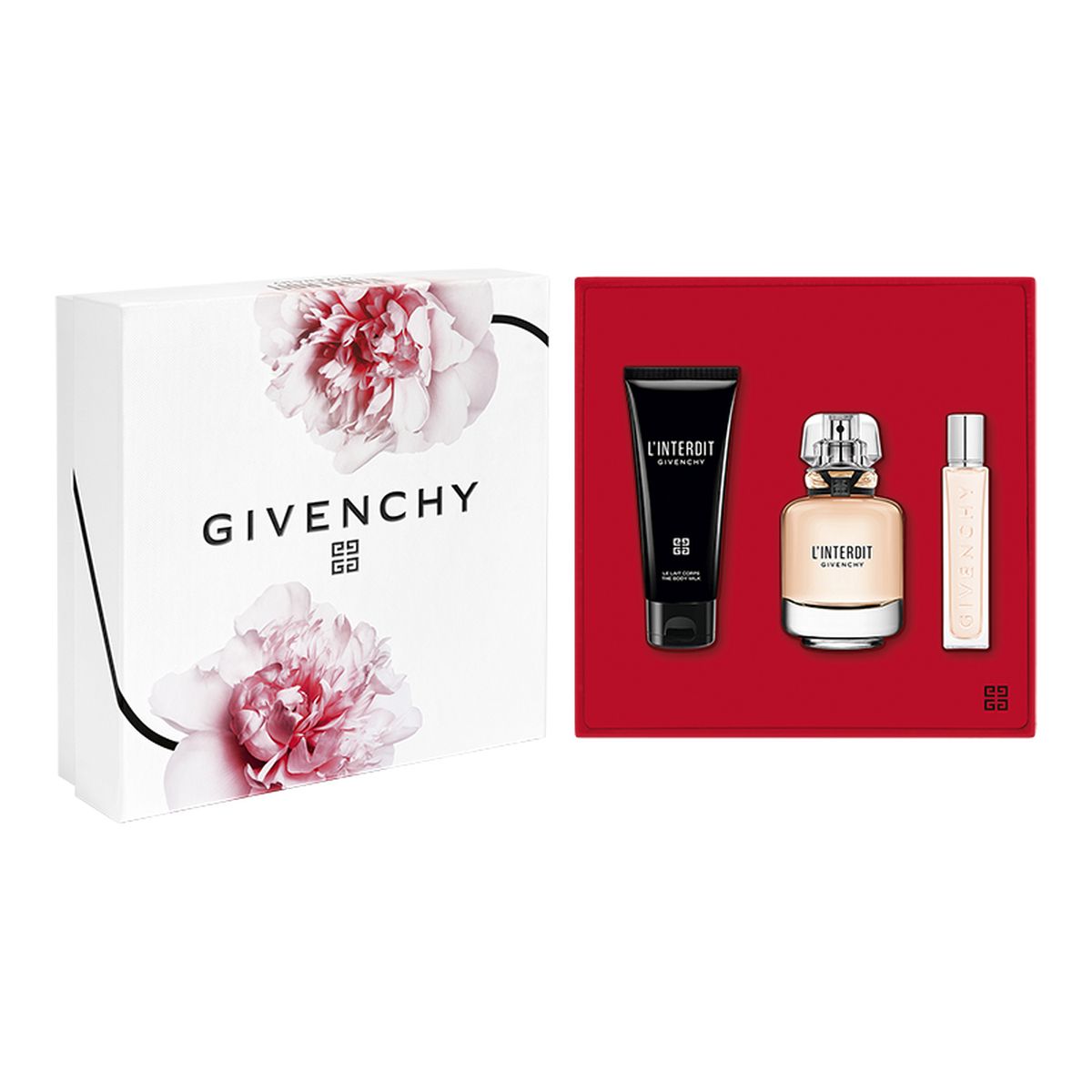 Givenchy طقم لانترديت 3 قطع 80 مل + 75 درس + 12.5 مل عطر سفر