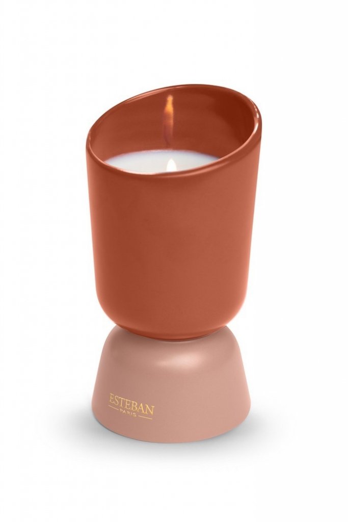 Candela profumata Esteban Teck &amp; Tonka Iconic Color 220 g