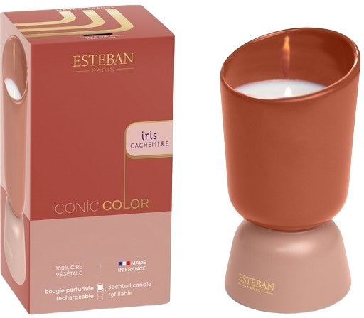 Candela profumata Esteban Iris Cachemire Iconic Color 220 g