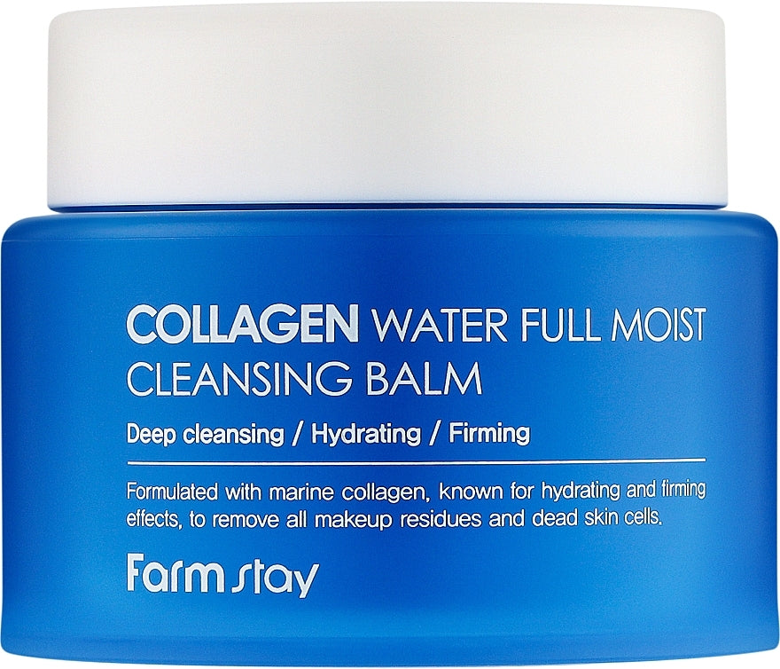 Farmstay Face Cleansing Balm Collagen 95 ml — balsamo detergente viso al collagene