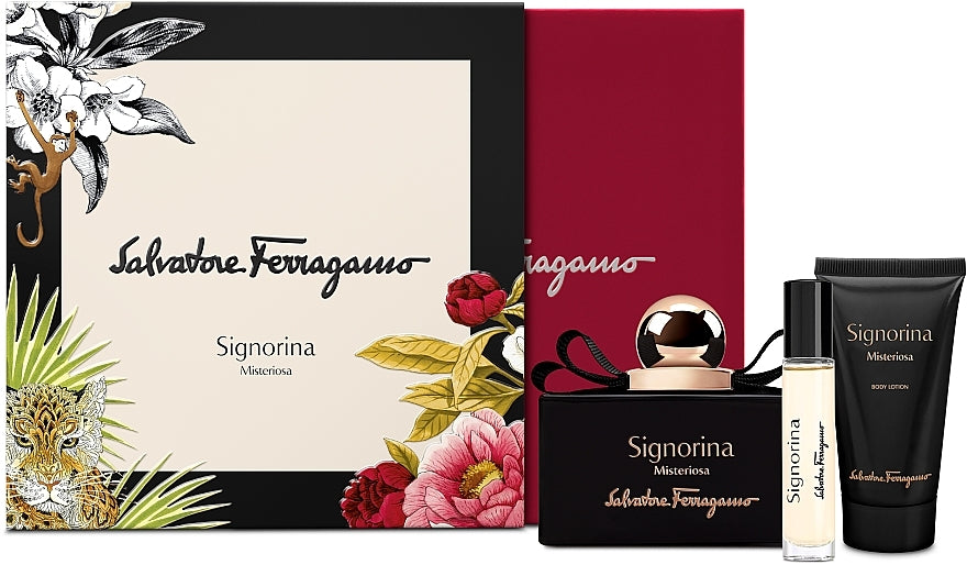 Ferragamo Signorina Misteriosa Spring Box Set (edp/100ml + b/lot/50ml + edp/10ml)