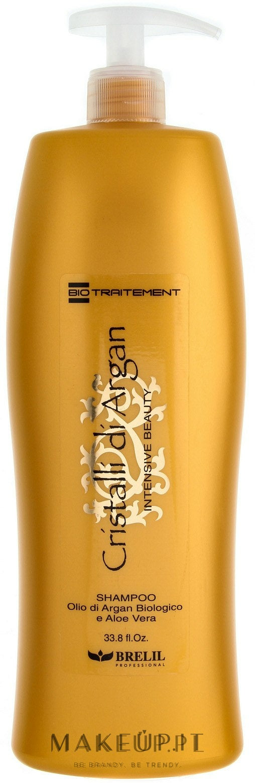 Shampoo idratante con olio di argan e aloe Brelil Bio Traitement Cristalli d&