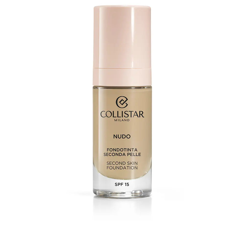 Collistar Podkład Nudo Second Skin Spf15 2g-Złoty Beż 30ml