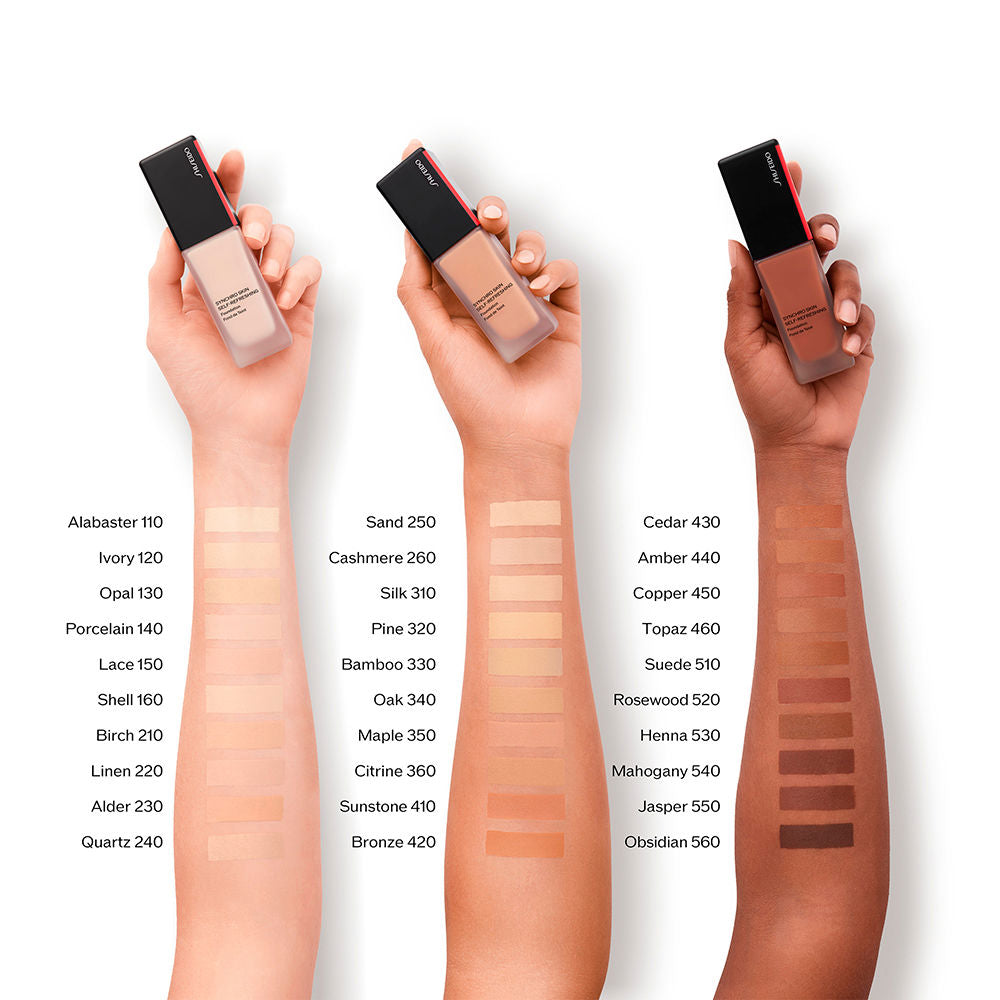 Shiseido Synchro Skin Self-Refreshing Foundation SPF 30 — fondotinta lunga tenuta 30 ml 230 Alder