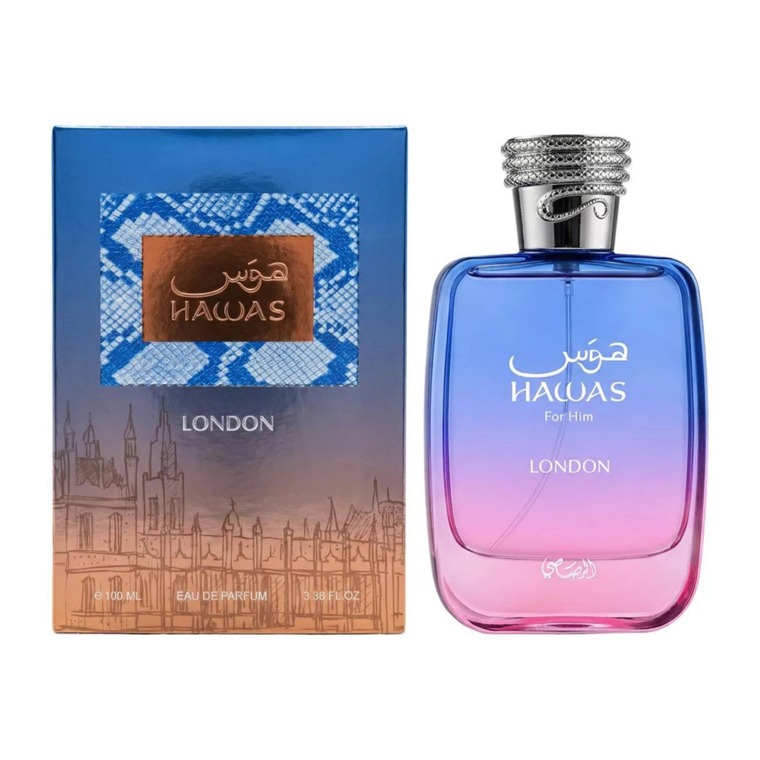 Rasasi Hawas London 100 ml — Eau de Parfum uomo