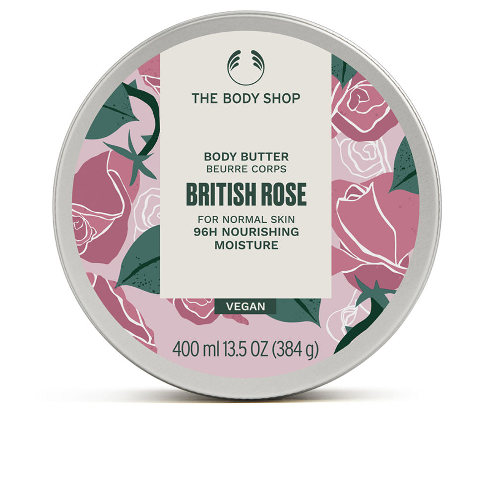 The Body Shop British Rose Body Butter burro corpo effetto nutriente 400 ml