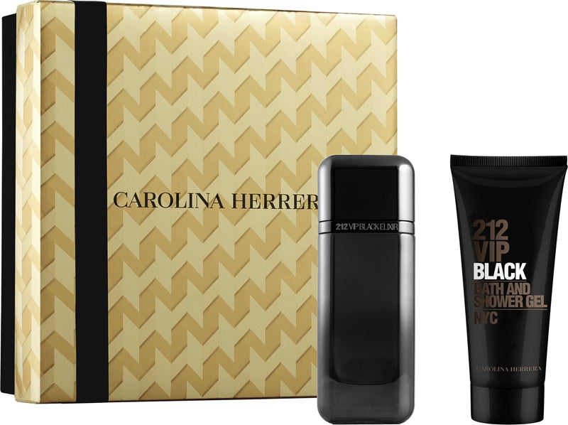CAROLINA HERRERA 212 VIP Black Elixir confezione regalo per uomo