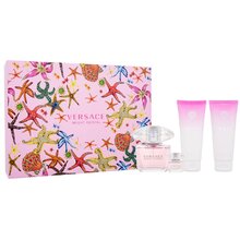 Versace Bright Crystal gift set EDT 90 ml, body lotion 100 ml Crystal Bright, shower gel Bright Crystal 100 ml and miniature Bright Crystal