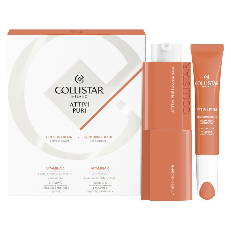 Collistar Attivi Puri Vitamina C + Esosomi cofanetto — Ansigtsbehandlingssæt