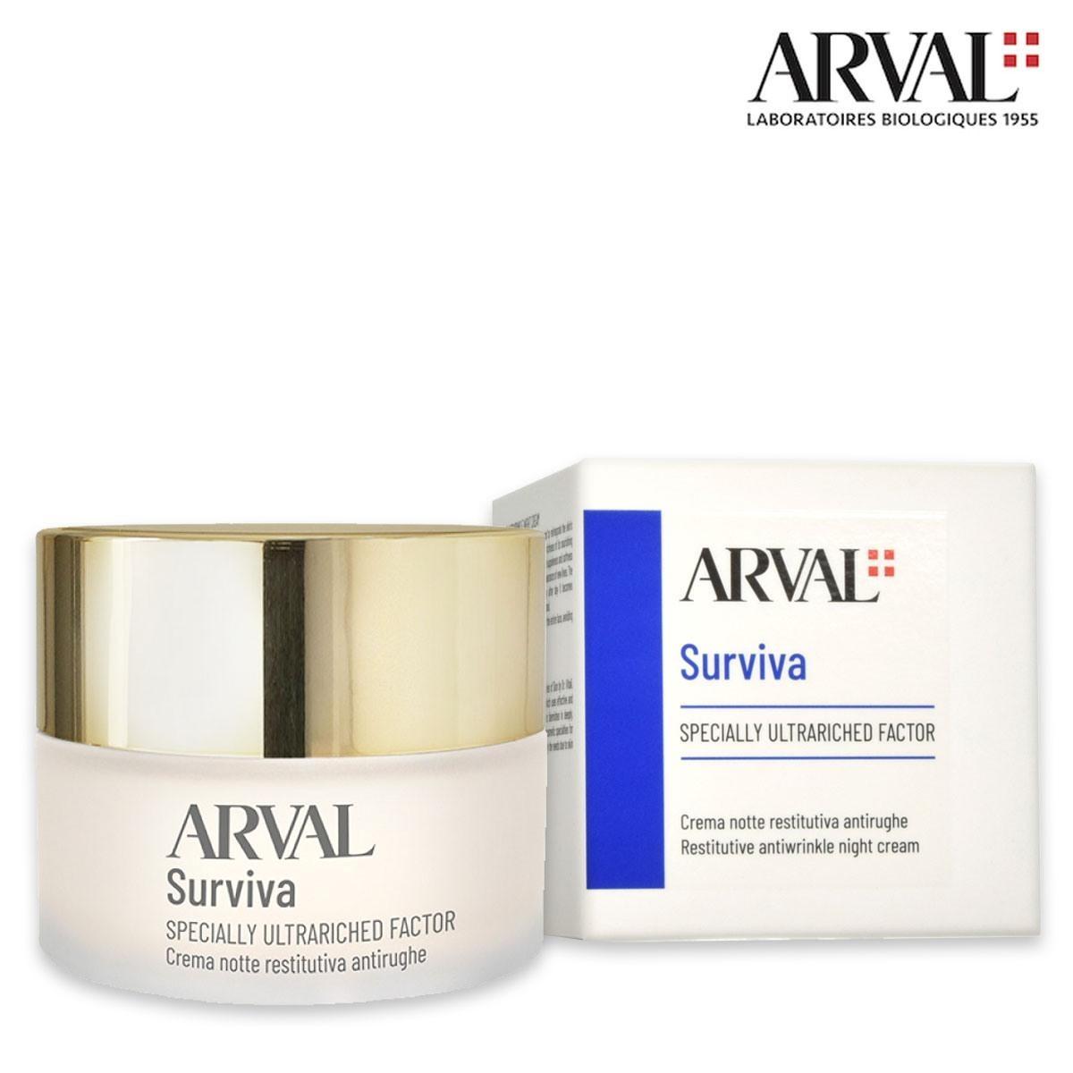 Arval Surviva Crema Notte Rigenerante Antirughe 50 ml — Crema Notte