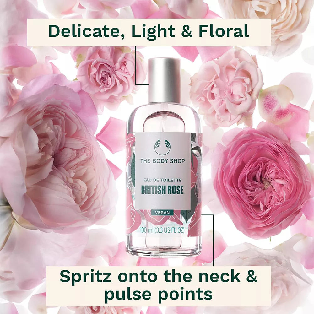 The Body Shop British Rose 100 ml — Eau de Toilette