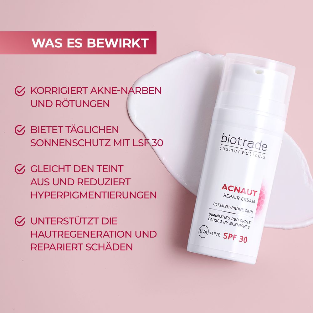 Biotrade Acnaut Crema Rigenerante Riparatrice SPF 30 30 ml — Crema Viso