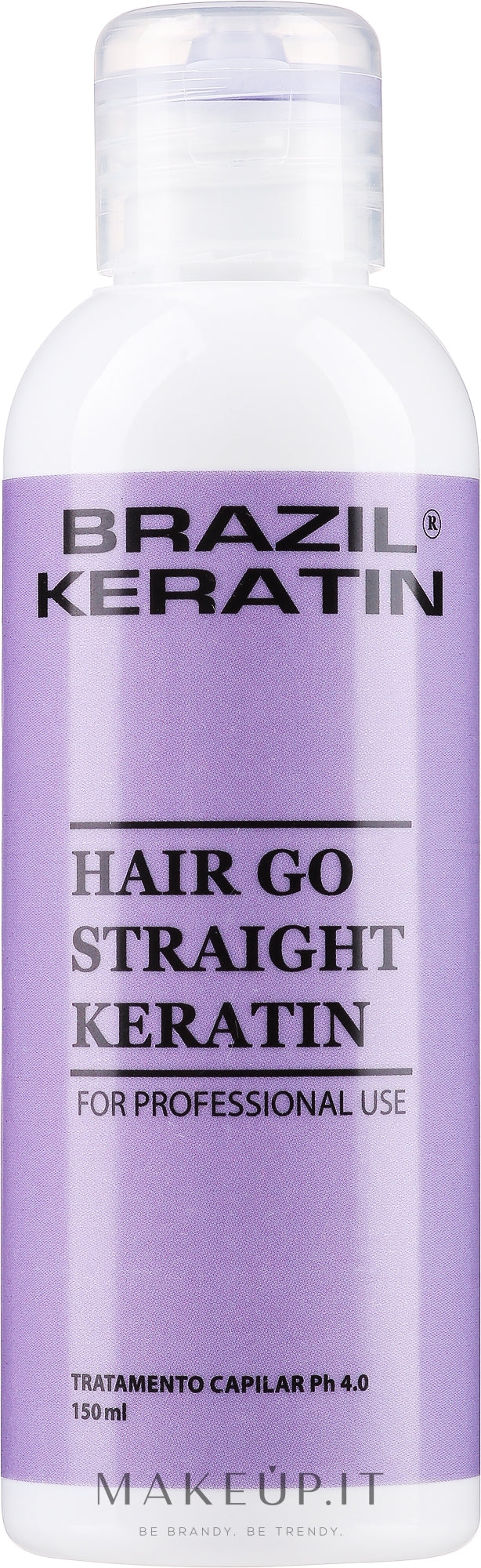 Rimedio per lisciare e ripristinare i capelli danneggiati Brazil Keratin Hair Go Straight 150 ml