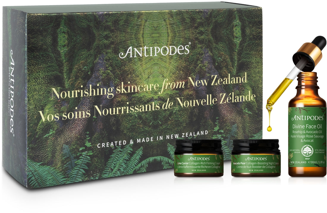 Set Antipodes Collagen Boost Regime Set (ser/30ml + cr/15ml + cr/15ml)