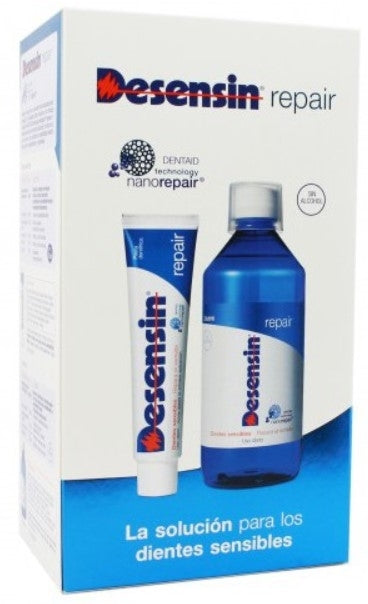 Set Dentaid Desensin Repair (toothpaste/75ml + mouthwash/500ml)
