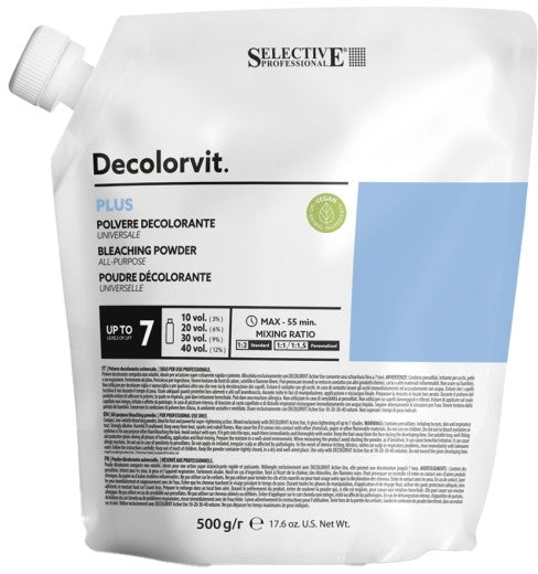 Polvere decolorante per capelli Selective Professional Decolorvità Plus Universal Bleaching Powder 500 g