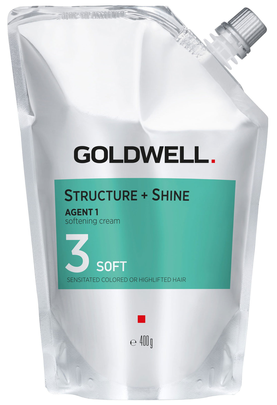 Crema ammorbidente per capelli colorati e porosi Goldwell Structure + Shine Soft Cream Medium 2 Straightening Cream 400 